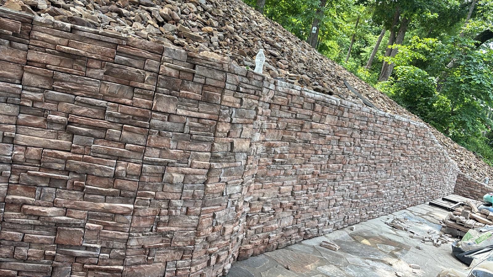 Stone Retaining Wall